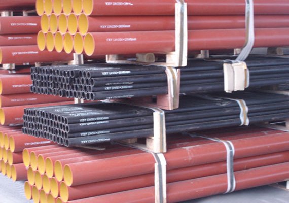 Cast iron drainage pipes